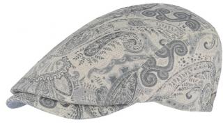 Pánská lněná modrá letní bekovka - Fléchet since 1859 - UV faktor 50 Velikost: 61 cm (XL)