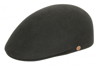 Pánská šedá plstěná zimní bekovka - klasická pevná plstěná bekovka Velikost: 61 cm (XL)