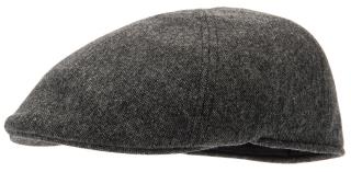 Pánská zimní šedá tvídová vlněná bekovka -  Luke Moon Vintage Grey  - Ivy Cap Velikost: 59 cm (L)