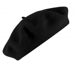 Panský černý baret - Fiebig Velikost: 55 cm  (S)