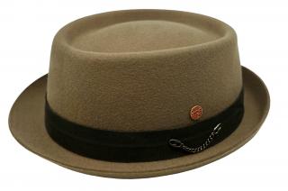 Plstěný klobouk porkpie - Mayser - béžový klobouk Gareth Velikost: 61 cm (XL)