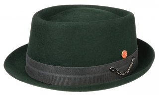 Plstěný klobouk porkpie - Mayser - zelený klobouk Gareth Velikost: 57 cm (M)
