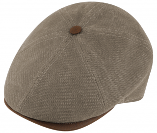 Retro bekovka 6-panel od Fiebig bavlna - kanvas a kůže Velikost: 61 cm (XL)