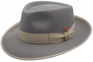 Šedý klobouk Fedora Bogart - Mayser - Mio Velikost: 61 cm (XL)