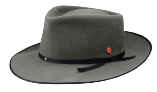 Šedý klobouk Mayser - limitovaná kolekce Udo Lindenberg Velikost: 59 cm (L)