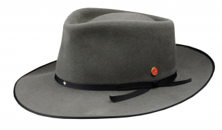 Šedý klobouk Mayser - limitovaná kolekce Udo Lindenberg Velikost: 61 cm (XL)