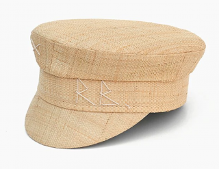 Slaměná kapitánka Ruslan Baginskiy - Ruslan Baginskiy Straw baker boy cap Velikost: 59 cm (L)