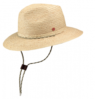 Slaměný crushable (nemačkavý) letní klobouk Fedora  - Mayser Gedeon Plus Velikost: 55 cm  (S)