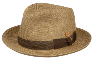 Slaměný crushable (nemačkavý) letní klobouk Fedora  - Mayser Samuel Velikost: 59 cm (L)