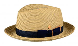 Slaměný crushable (nemačkavý) letní klobouk Fedora  - Mayser Samuel Velikost: 61 cm (XL)