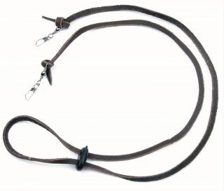 Šňůrka ke klobouku černá - CHINSTRAP WITH HOOK