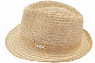Trilby - slaměný béžový klobouk - Seeberger Velikost: 59 cm (L)