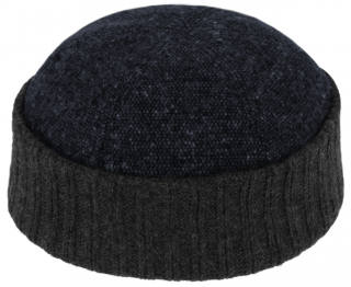 Vlněná modrá čepice - Docker cap - zimní vlněná čepice Velikost: 57 cm (M)
