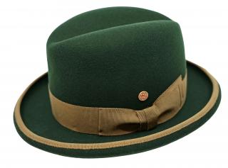 Zelený pánský homburg - klobouk Mayser Homburg - limitovaná kolekce Velikost: 59 cm (L)