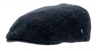 Zimní vlněná bekovka - driver cap od CTH Ericson - Blue Tweed Edward Velikost: 61 cm (XL)