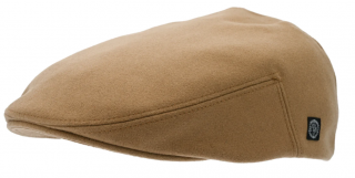 Zimní vlněná bekovka  - driver cap od CTH Ericson - Cashmere & Wool Camel Velikost: 57 (M)