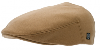 Zimní vlněná bekovka  - driver cap od CTH Ericson - Cashmere & Wool Camel Velikost: 60 cm