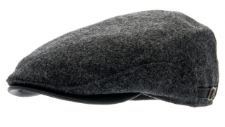 Zimní vlněná bekovka Ernst (ušní klapky)  - driver cap od CTH Ericson - Moon Shetland Velikost: 57 cm (M)