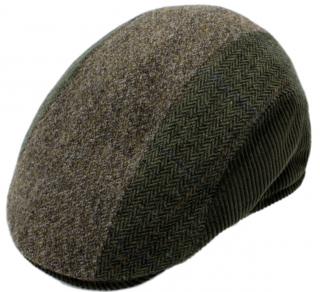 Zimní zelená pánská bekovka od Fiebig -  Driver Cap Fiebig Velikost: 61 cm (XL)