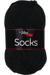 ponožková příze 4 fach  Socks  6001 černá