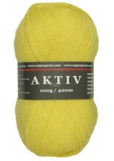 ponožková příze Aktiv 2520 - citron
