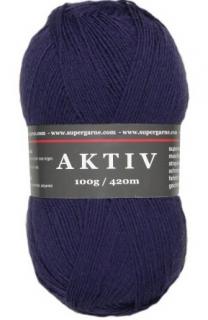 ponožková příze Aktiv 2548 lilková