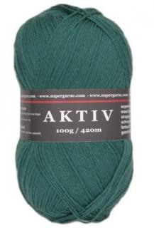 ponožková příze Aktiv 2575 - odstín zelené