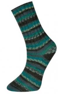 ponožková příze Himalaya Socks Bamboo 120-04 zelenotyrkys