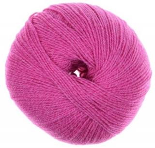 ponožková příze s bavlnou Aktiv Fine Cotton 7742 - fuchsia