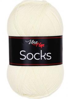 ponožková příze Socks - 61005 bílosmetanová