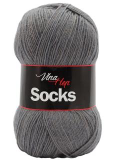 ponožková příze Socks (Vlna Hep) - 6235 - středně šedá