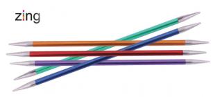 ponožkové jehlice Knit Pro Zing  20cm - 2 mm