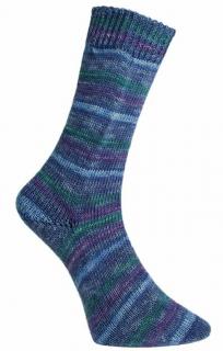 Pro Lana Golden Socks Blauen 6-fach Fb. 465 -modrozelenkavorůžovofialovo