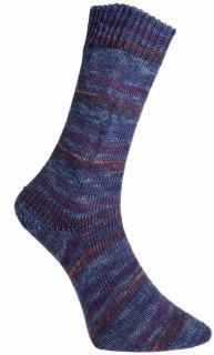 Pro Lana Golden Socks Blauen 6-fach Fb. 469- modrooranžová