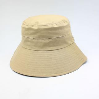 Bavlněný klobouk Bucket P-12478 - šňůrka na krk a stahování VYBERTE BAREVNOU VARIANTU: béžová