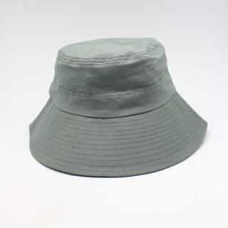 Bavlněný klobouk Bucket P-12478 - šňůrka na krk a stahování VYBERTE BAREVNOU VARIANTU: zelená