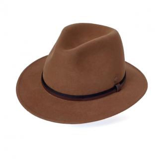 Cestovní nemačkavý voděodolný klobouk Ba-30225014-740 camel Vyberte velikost: 61