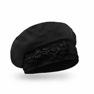 Dámská bavlněná čepice Krumlovanka  W-0854/018 černá