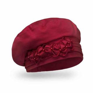 Dámská bavlněná čepice Krumlovanka  W-0854/144 červená
