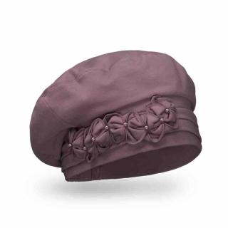 Dámská bavlněná čepice Krumlovanka  W-0854/890 starorůžová