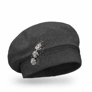 Dámská čepice Krumlovanka  W-0850/693 tmavě šedá