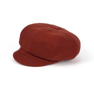 Dámská čepice s kšiltem Kr-0029-hnědá Vyberte velikost: M