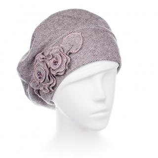Dámská  čepice W-0049/Z1P růžová