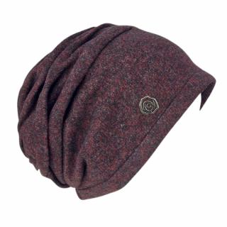 Dámská čepice W-0109/Z5N bordó melange