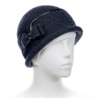 Dámská zimní čepice W-0249/693 antracitová
