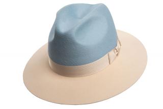 Dámský Fedora klobouk TONAK dvoubarevný 53519/18 Vyberte velikost: 54