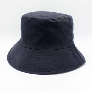 Dámský letní bavlněný klobouk - oboustranný Bucket P-12606 tmavěmodrý