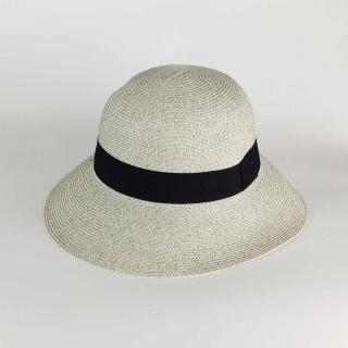Dámský letní nemačkavý klobouk Cloche P-12628 více barev VYBERTE BAREVNOU VARIANTU: světle šedá
