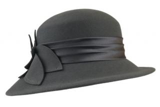 Dámský plstěný klobouk TONAK 50122/03 tmavě šedý Q 8059 VELIKOST: 56