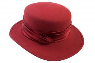 Dámský plstěný klobouk TONAK 50224/03 bordový Q 1016 VELIKOST: 56